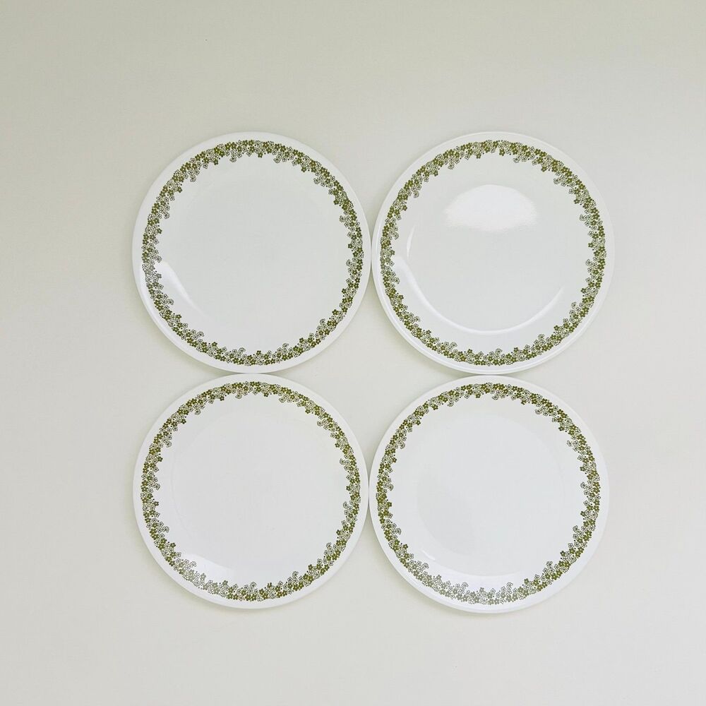 CORELLE Spring Blossom Crazy Daisy Salad Plates, Set of 4